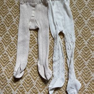 Tights Zara 4-6 months and Condor 00